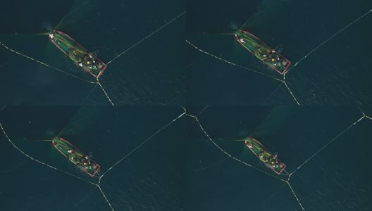 4k航渔民捕鱼高清在线视频素材下载
