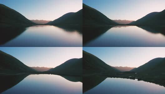 四川松潘羊拱海航拍高清在线视频素材下载