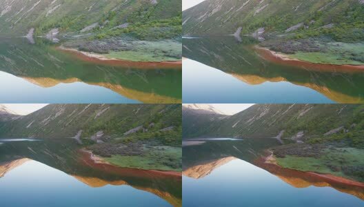 四川松潘羊拱海航拍高清在线视频素材下载