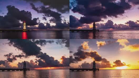 珠海爱情邮局日出高清在线视频素材下载