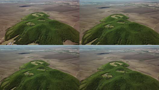 五大连池火山口高清在线视频素材下载