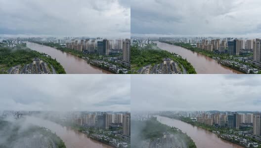 烟雨屯溪高清在线视频素材下载