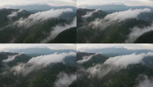 海南五指山热带雨林航拍高清在线视频素材下载