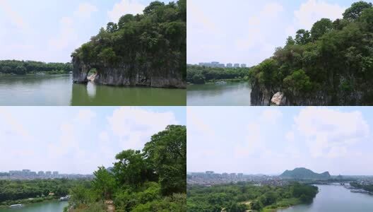 桂林象鼻山高清在线视频素材下载