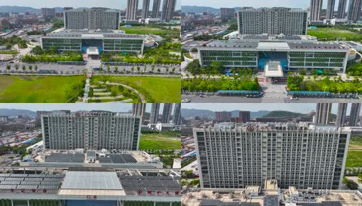正版4K素材深圳中山大学附属第七医院航拍高清在线视频素材下载