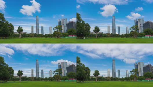 广东省东莞市城市风光延时高清在线视频素材下载