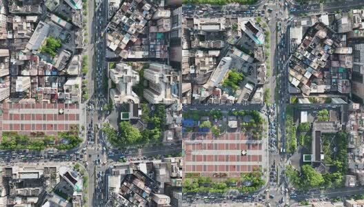 广东省东莞市城市风光航拍高清在线视频素材下载