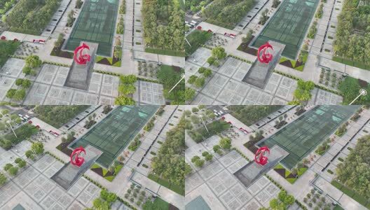 广东省东莞市城市风光航拍高清在线视频素材下载