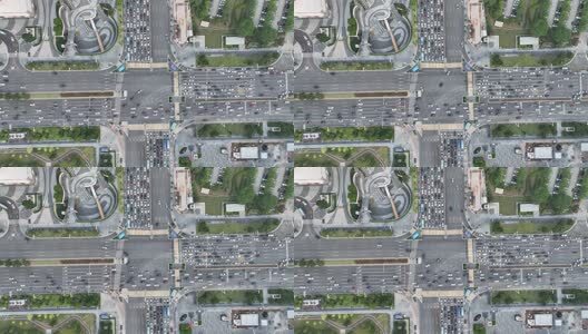 广东省东莞市城市风光航拍高清在线视频素材下载