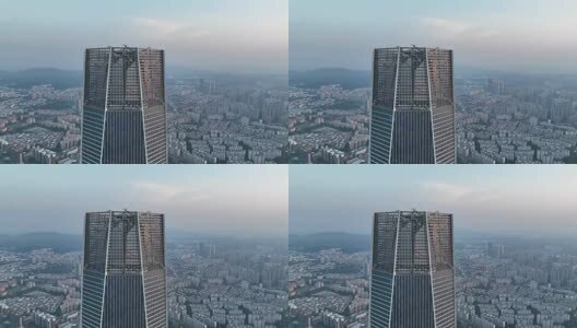 广东省东莞市城市风光航拍高清在线视频素材下载