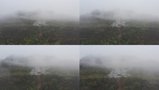 云雾中的伏羲高清在线视频素材下载