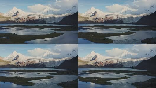 航拍萨普神山风景高清在线视频素材下载