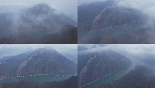 4K三峡之巅云雾高清在线视频素材下载