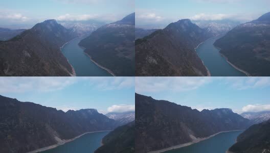 4K壮丽长江巫峡风光高清在线视频素材下载