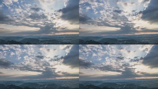 8K丁达尔光耶稣光上帝之光光束光光线高清在线视频素材下载