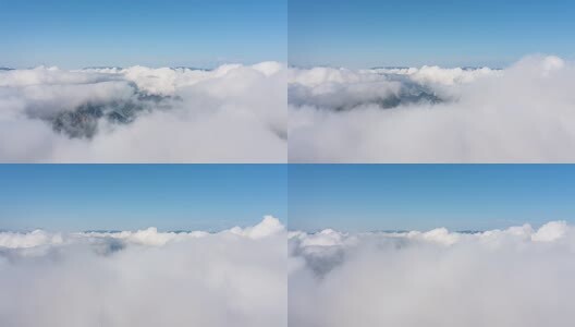 8K震撼长江三峡巫峡山峰云海延时高清在线视频素材下载