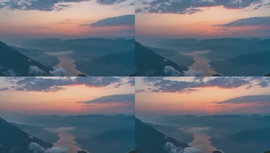 8K壮丽长江三峡船舶航运祖国山河延时高清在线视频素材下载