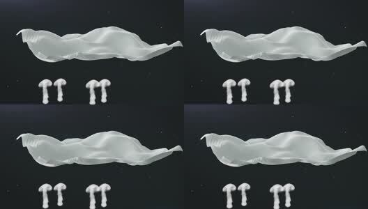 布料飘动透气面料高清在线视频素材下载