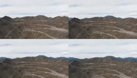 夹金山航拍高清在线视频素材下载