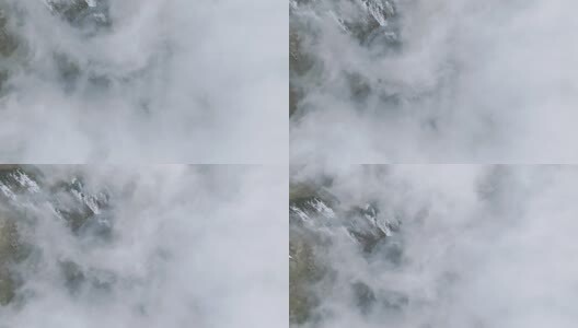 夹金山航拍高清在线视频素材下载