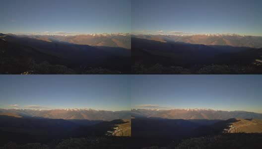 夹金山航拍高清在线视频素材下载