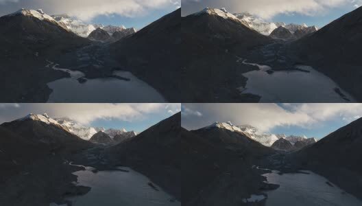 晴朗天气下珠穆朗玛峰高清在线视频素材下载