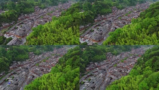 贵州少数民族村寨肇兴侗寨高清在线视频素材下载