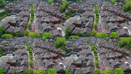 贵州少数民族村寨肇兴侗寨高清在线视频素材下载