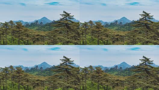 安徽黄山风景区延时摄影风光高清在线视频素材下载