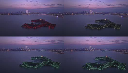 苏州园区延时航拍高清在线视频素材下载