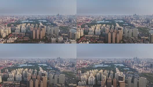 天津水上公园航拍高清在线视频素材下载