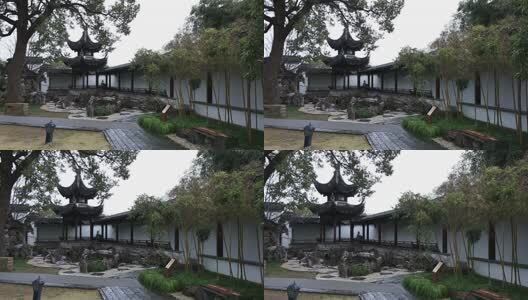 苏州光福司徒庙典雅古建筑自然风光高清在线视频素材下载