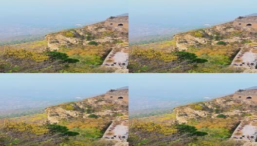 长城秋季景色高清在线视频素材下载