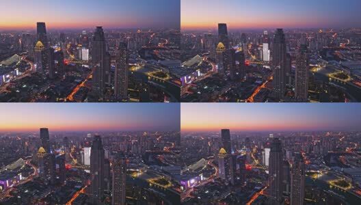 天津城市航拍高清在线视频素材下载