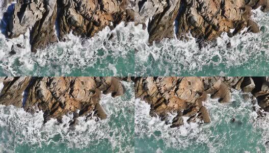 大海美丽海面风光航拍高清在线视频素材下载