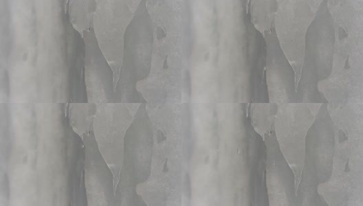 初春正在消融的冰柱高清在线视频素材下载