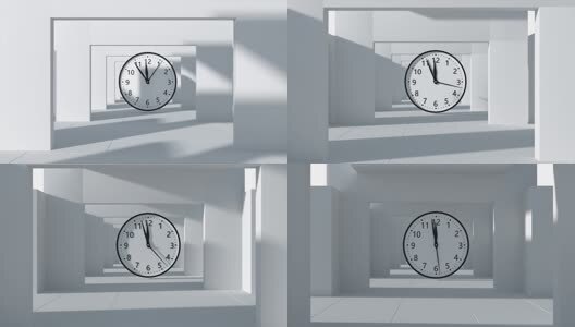 时间钟表光阴流逝创意空镜高清在线视频素材下载