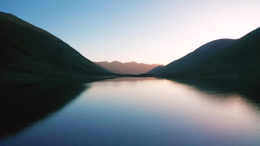 四川松潘羊拱海航拍