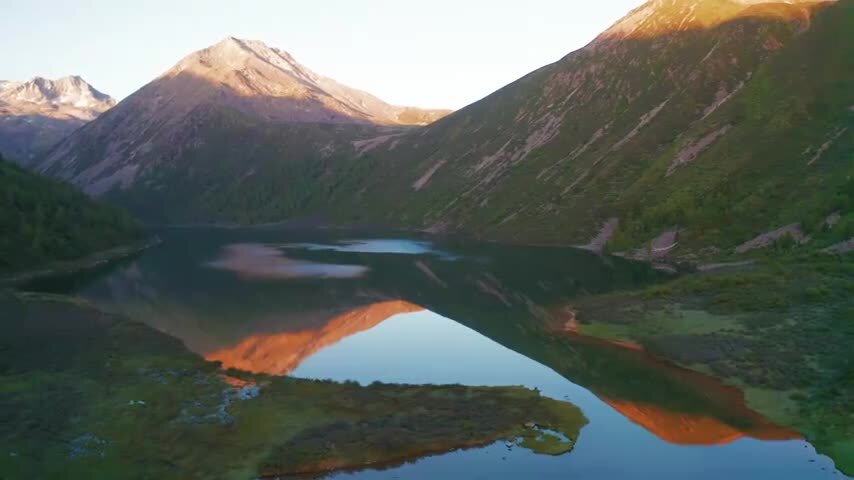 四川松潘羊拱海航拍