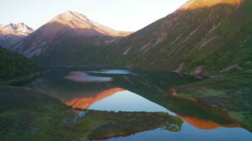 四川松潘羊拱海航拍