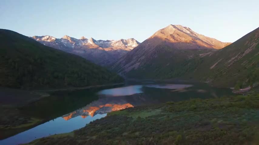 四川松潘羊拱海航拍