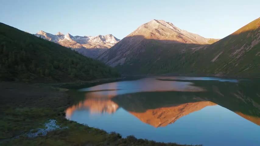 四川松潘羊拱海航拍