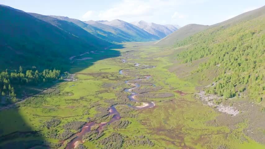 四川松潘羊拱海航拍