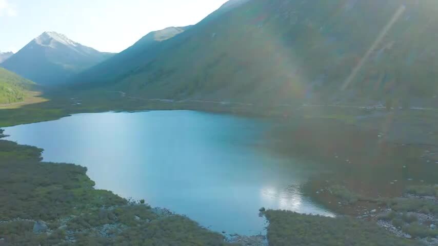 四川松潘羊拱海航拍