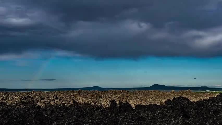 五大连池火山岩火山群延时