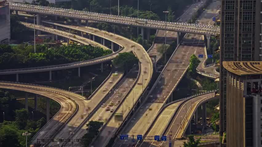 重庆城市风光立交桥