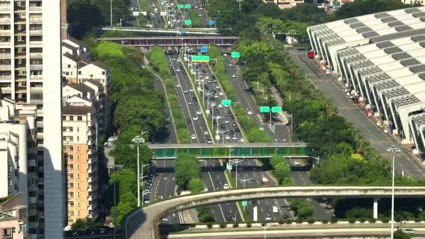 福田区滨河大道航拍