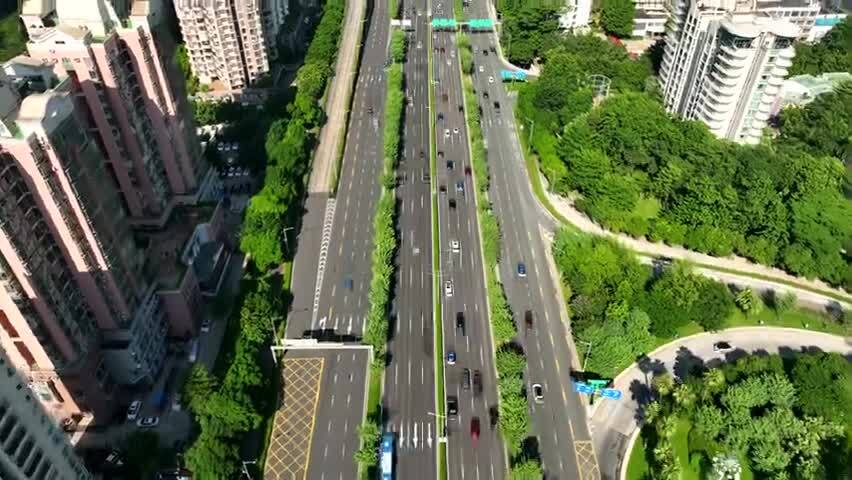 福田区滨河大道航拍