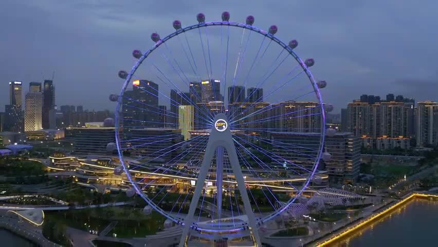 深圳摩天轮夜景