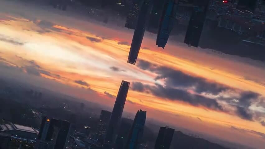 广东省东莞市城市风光延时